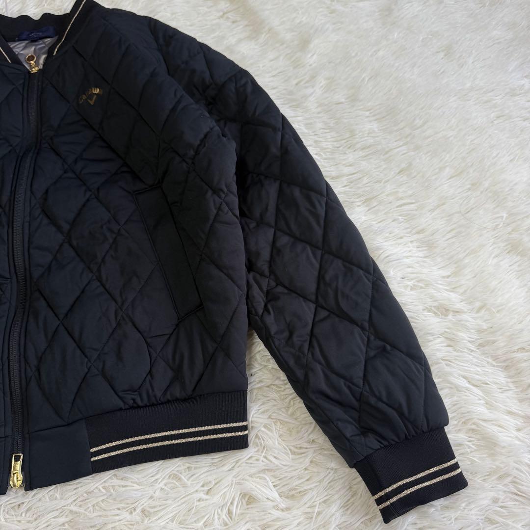 【キャロウェイ】極美品 中綿ジャケット ブラック Mサイズ レディース