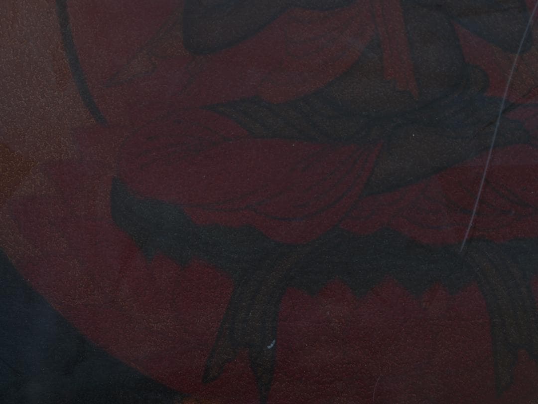 中国唐時代　敦煌莫高窟壁画 彩絵　人物像 発掘品 AK1829A8-4