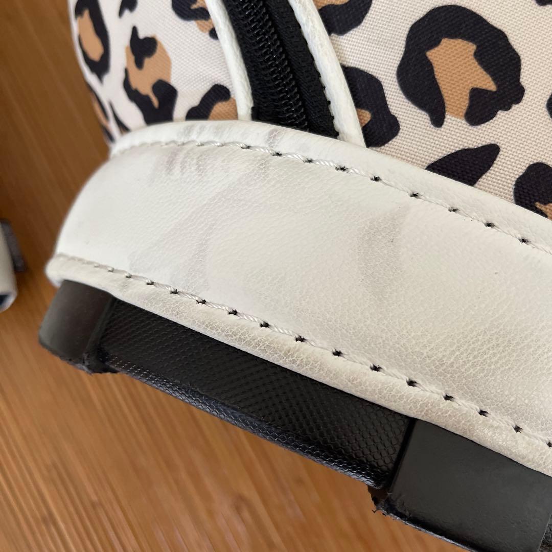 ヒョウ柄キャディバッグ