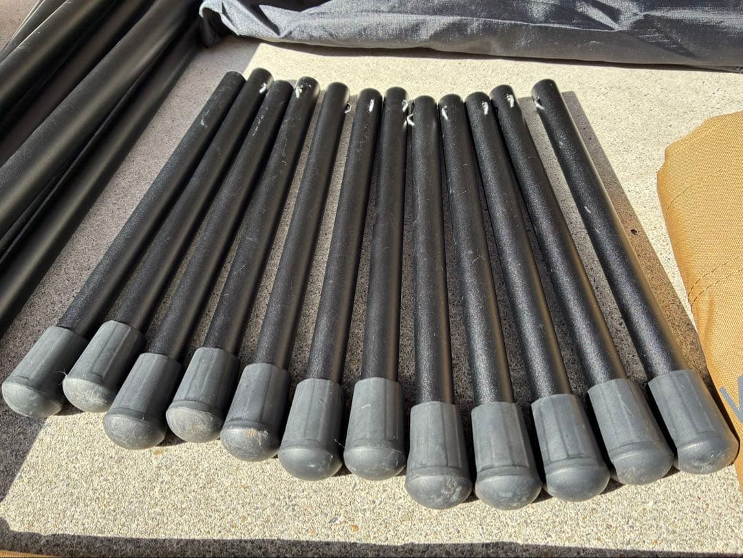 ベントラックス　アジャスタブルコット　2WAY　ベージュ　アウトドア　ステッカー