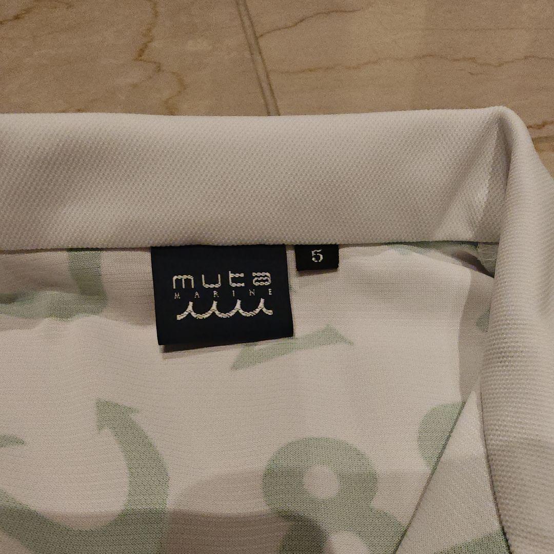 muta marine ムータマリン ハーフジップ ヘムリブ モックネックシャツ