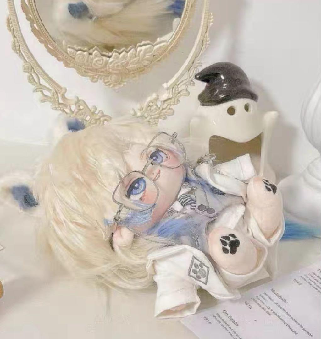 《青メッシュ青目》激レア可愛い着せ替えぬいぐるみ《20cmぬいぐるみ》