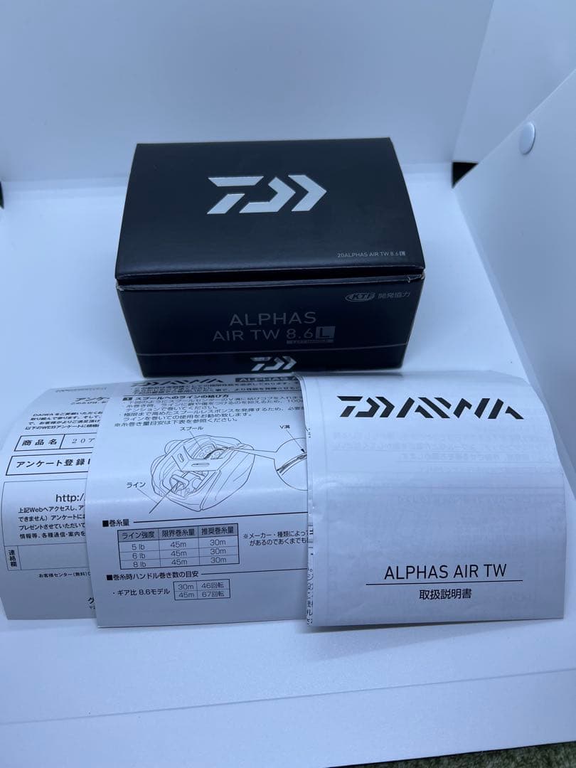 未使用品★20アルファスAIR TW★KTF フィネススプール 「KAHEN」左