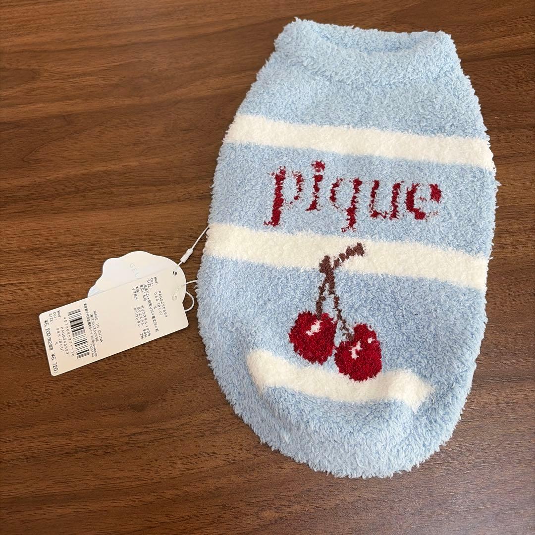 新品2点Lサイズ　Sサイズ　ベビモコチェリージャガードニット