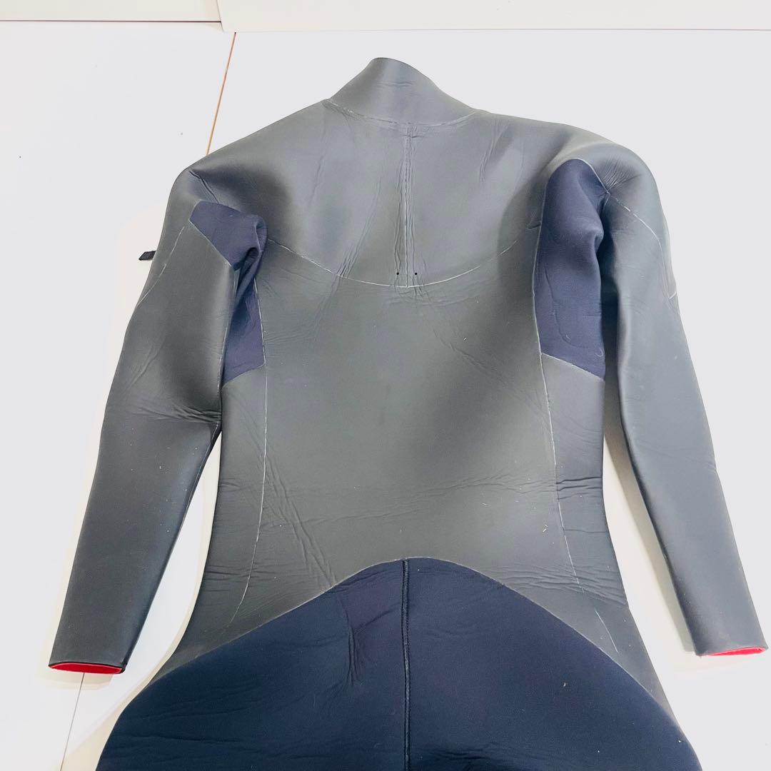 AQUAα セミドライウェットスーツ L 5/3mm ロングチェストジップ