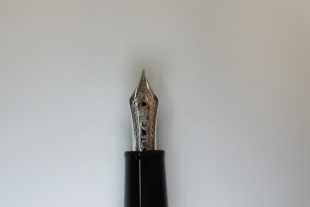 【廃番品】セーラー万年筆 新品 プロムナード　ブラック　M　中字　14K