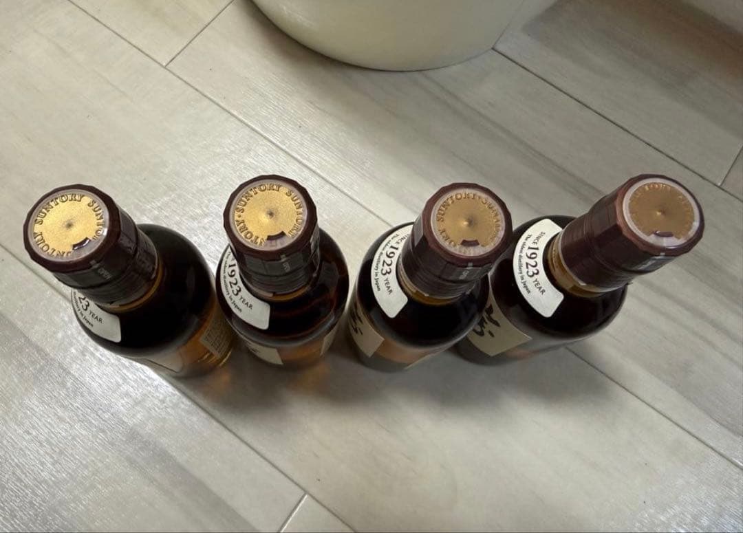 【送料込】ウイスキー　山崎NV 180 ミニボトル　4本　国産　シングルモルト