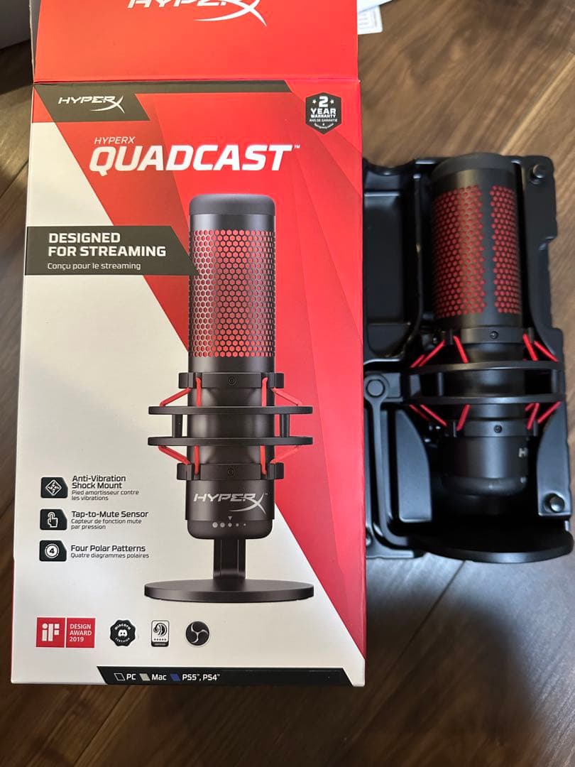 [値段交渉承り]HyperX QuadCast コンデンサーマイク