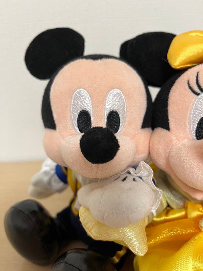 【新品未使用】美女と野獣　ミッキー＆ミニー ペアぬいぐるみ　ランド31周年