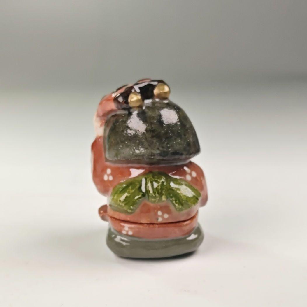 ウ315 香合『伊東桂楽造』『鬼はらい　香合　共箱　節分』茶道具