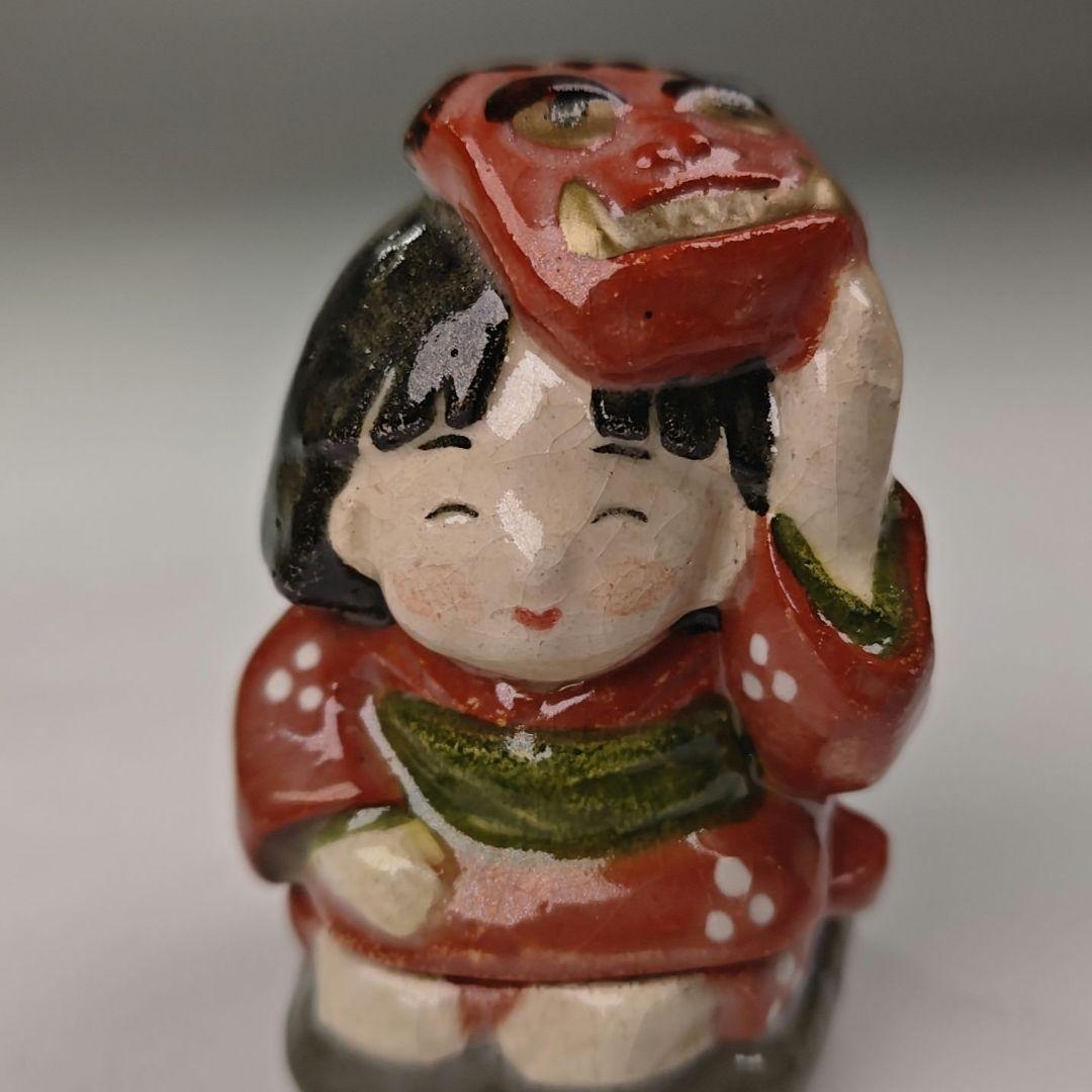 ウ315 香合『伊東桂楽造』『鬼はらい　香合　共箱　節分』茶道具