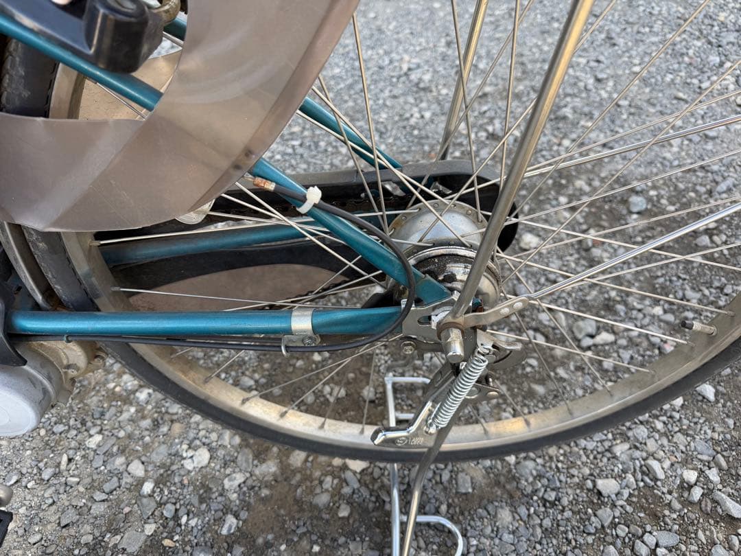電動アシスト自転車 青色 26インチ