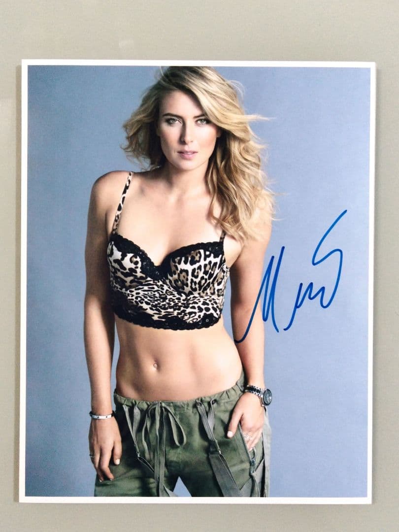 マリア・シャラポア直筆サイン入り超大型写真…Maria Sharapova