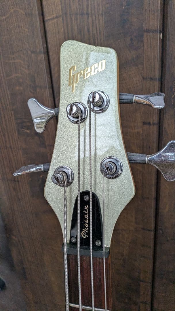 Greco エレキベース シルバー