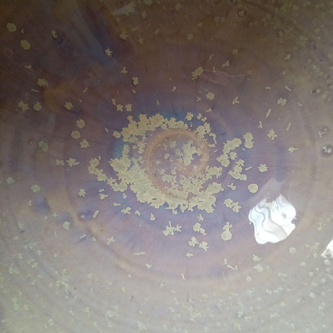 茶道具　春の茶会　大寄せ茶会　桜吹雪　藤紫結晶釉　3鉢　菓子鉢　盛鉢