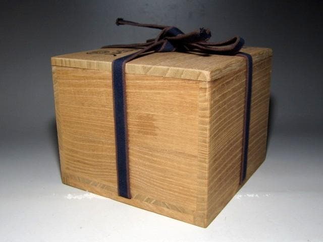 北大路魯山人 織部蟹絵茶碗 味わい深い絵付けｔ412