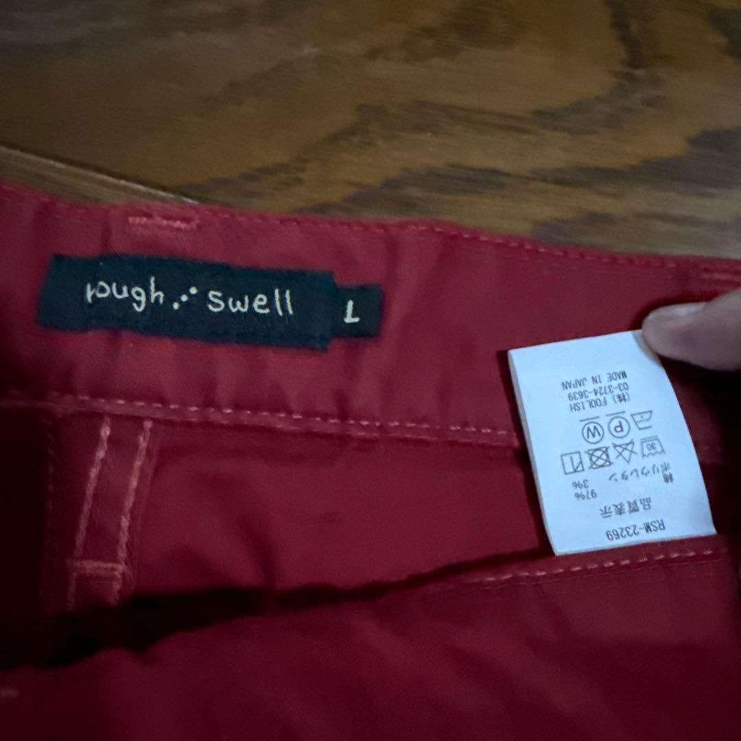 rough&swell 赤 Lサイズ ゴルフパンツ