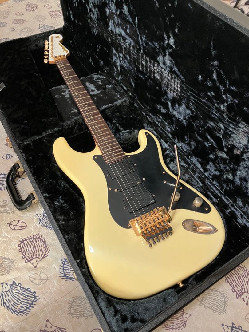 Moon エレキギター フロイドローズゴールド EMG HSH 1990年前後