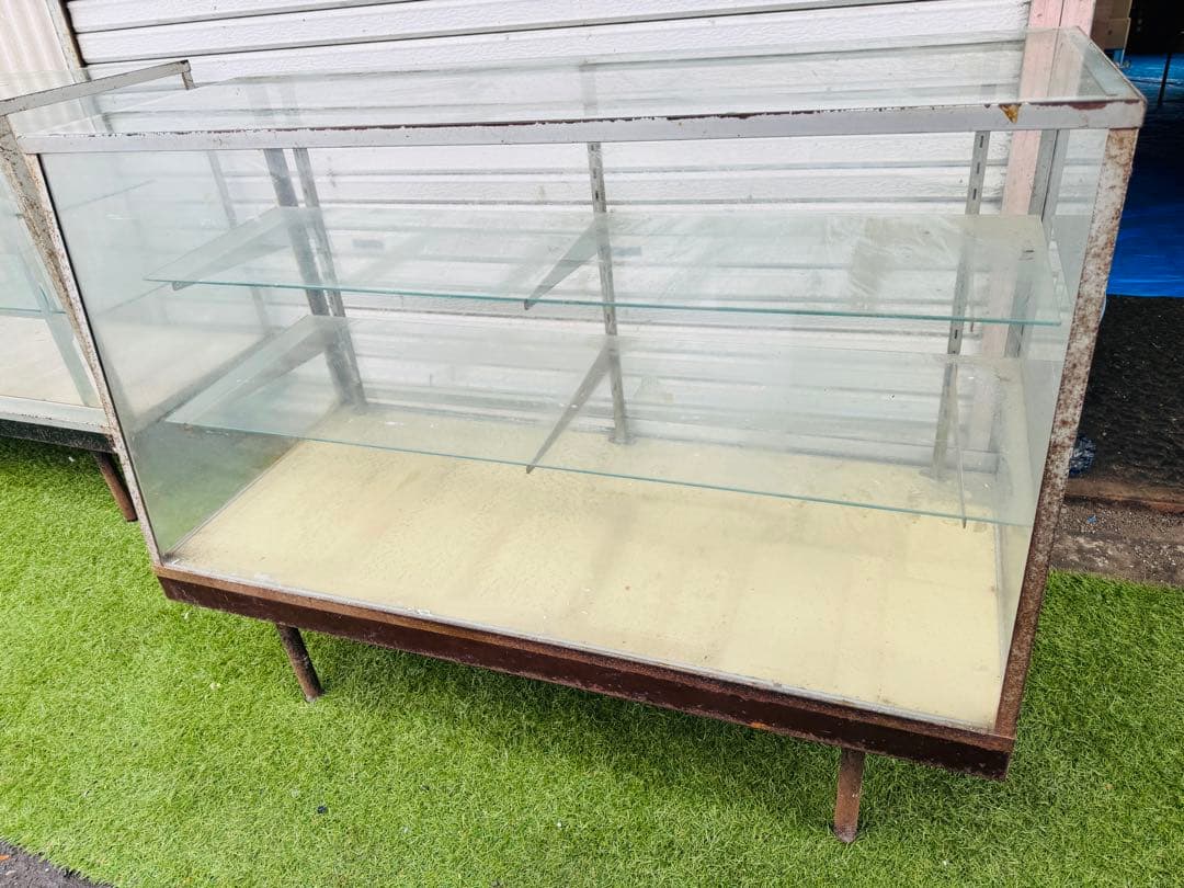 福岡発 直取り限定 ショーケース ガラスケース 120cm 飾り棚 扉付き