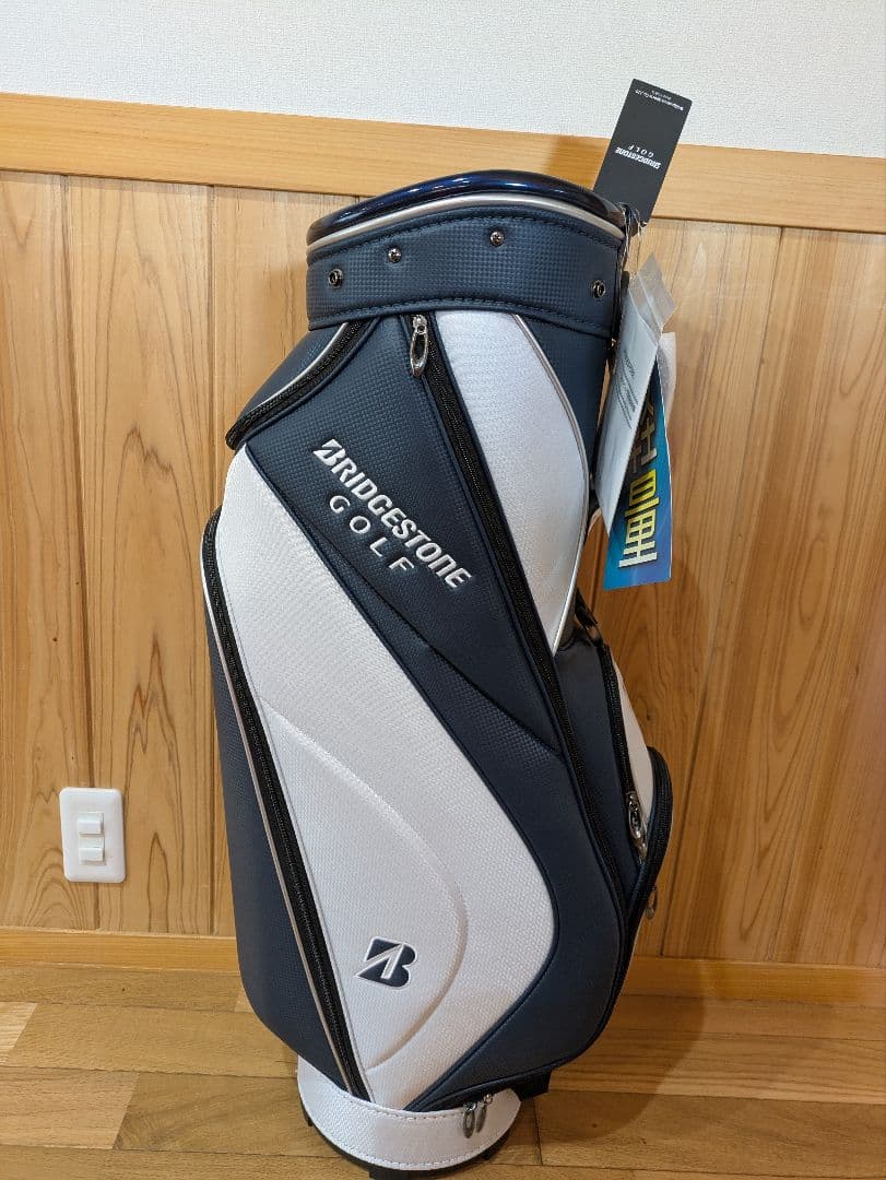 BRIDGESTONE GOLF キャディバッグ ネイビー/ホワイト