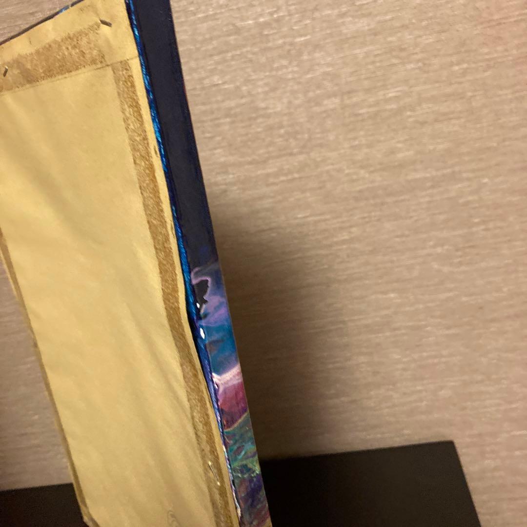 送料込み アクリルペイントアート  原画 ラメ カラフル