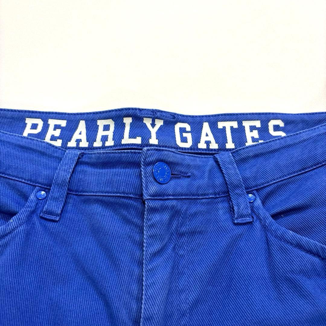 パーリーゲイツ　大きいサイズ　6/LL ロングパンツ　ブルー　オールシーズン