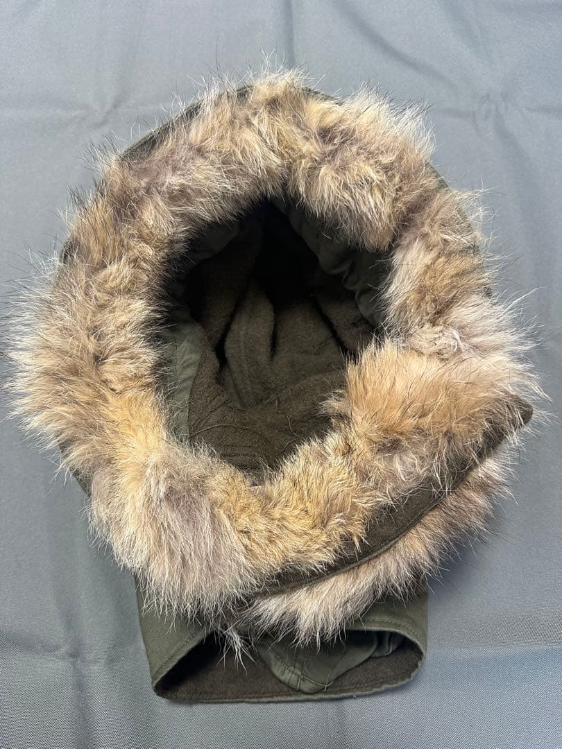 M-51 パーカー用フード　白ラベル