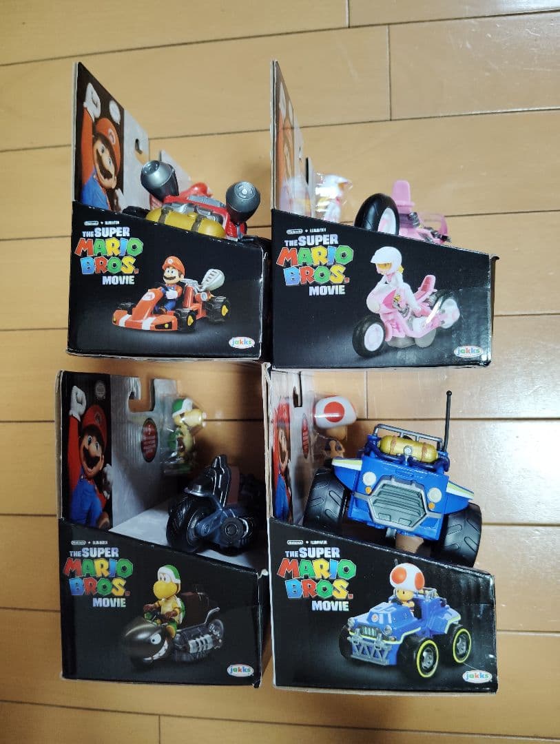 ザ・スーパーマリオブラザーズ・ムービー　プルバックカー4点フルセット