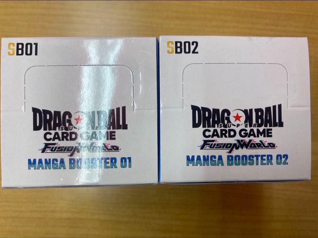 ドラゴンボー MANGABOOSTER 01、02 テープ付き BOX❣️