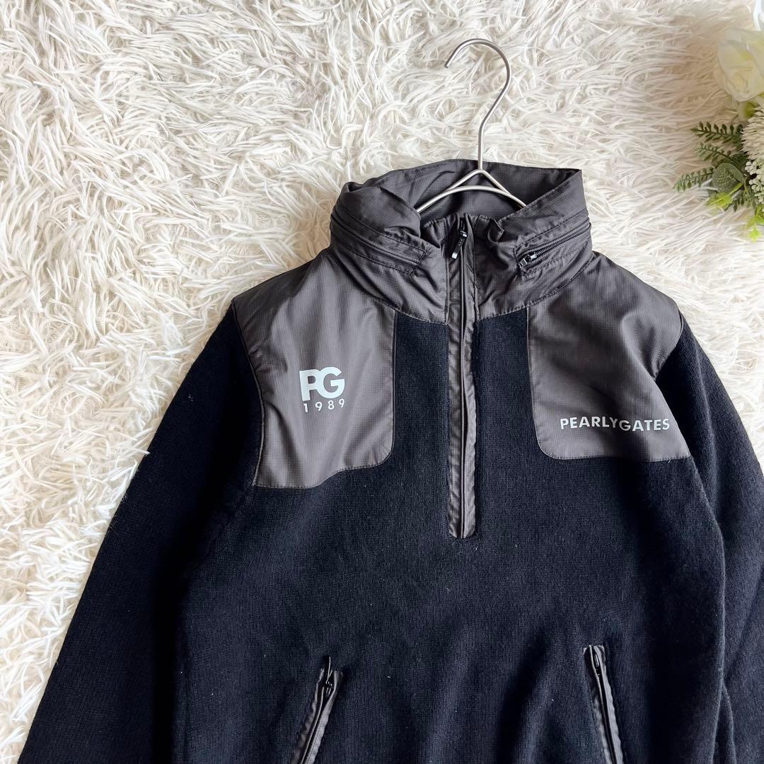 Etsu⭐︎パーリーゲイツ ブルゾン ジャケット フード付き ブラック