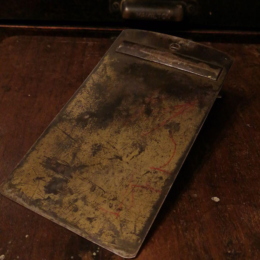 希少☆米国製アンティーク カレンダー付きクリップ ボード☆ステーショナリー文房具