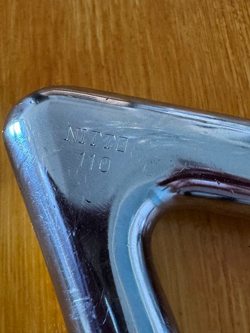 美品　日東　NJ-PRO クロモリ58°ステム　NJS刻印あり　110mm