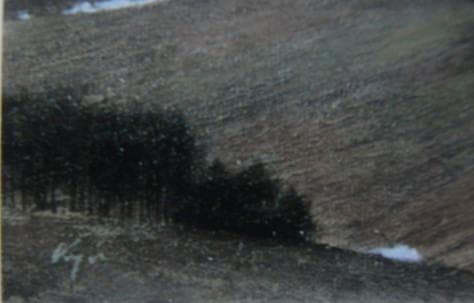 相原求一朗【白い山脈】希少画集画、状態良好、新品高級額装付