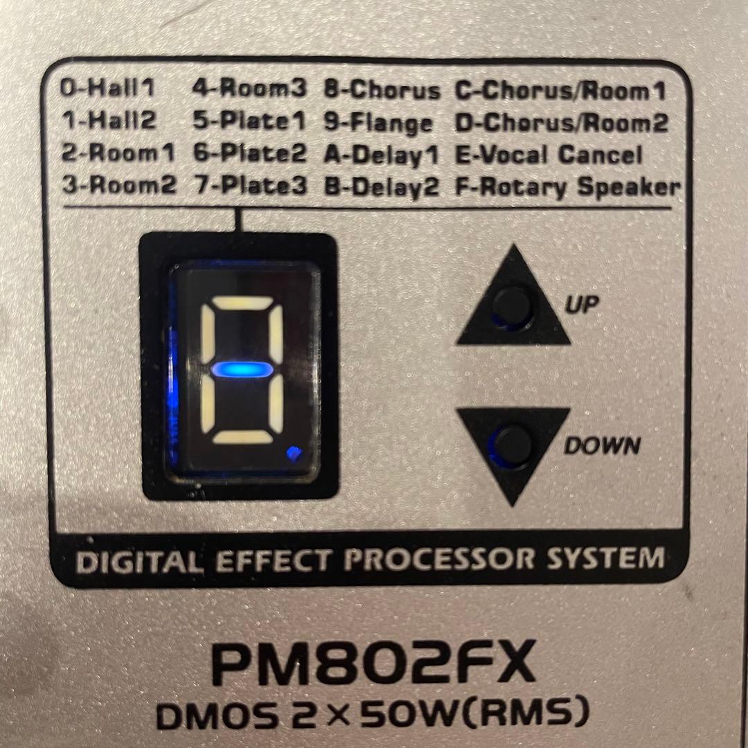 PM802FX パワードミキサー/機材入替