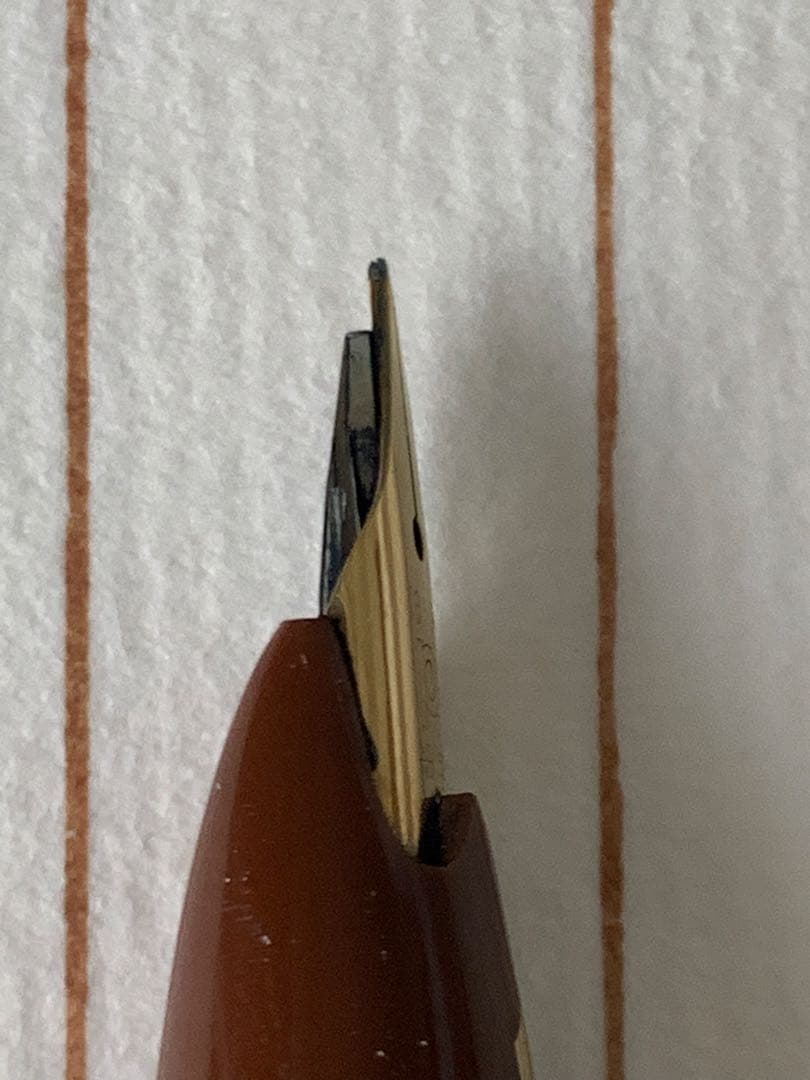 Platinum（プラチナ）レザー巻き万年筆 18Kペン先