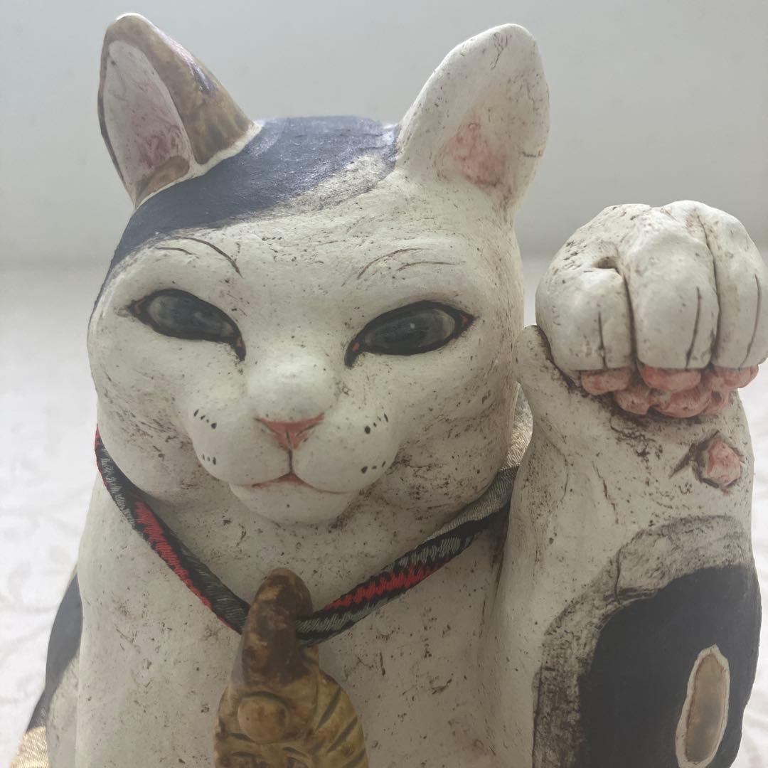 吉田一也　福猫　二匹