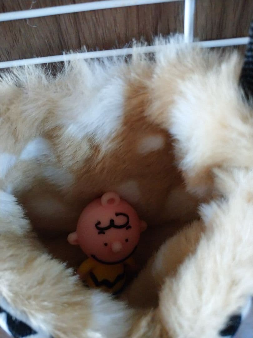 フクモモちゃんふっくらポーチ（オルテガ柄）