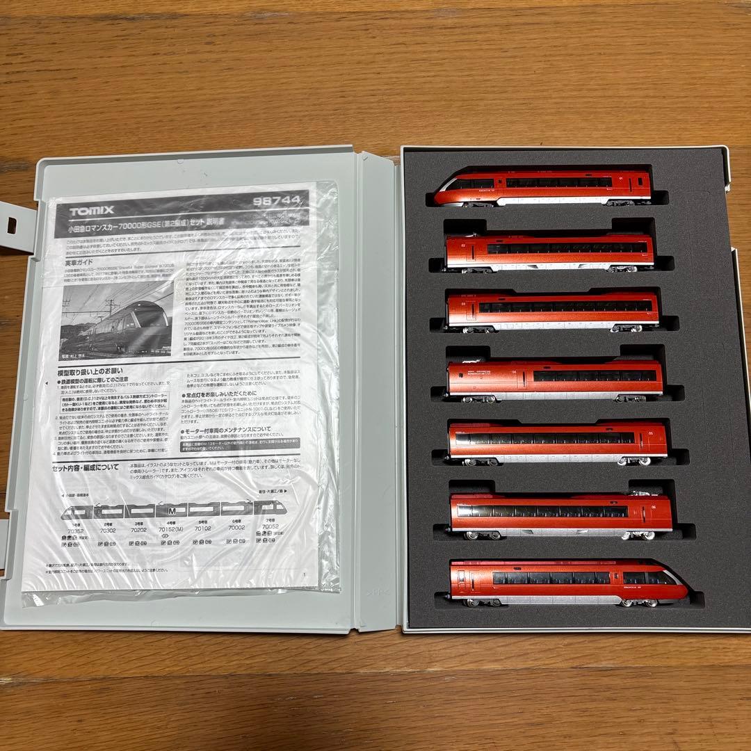 TOMIX 98744 小田急ロマンスカー70000形GSE(第2編成)セット