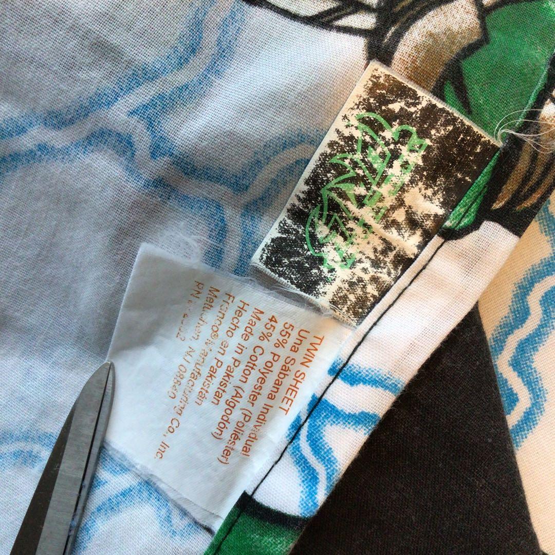 TMNT タートルズビンテージシーツ&生地　3枚セット