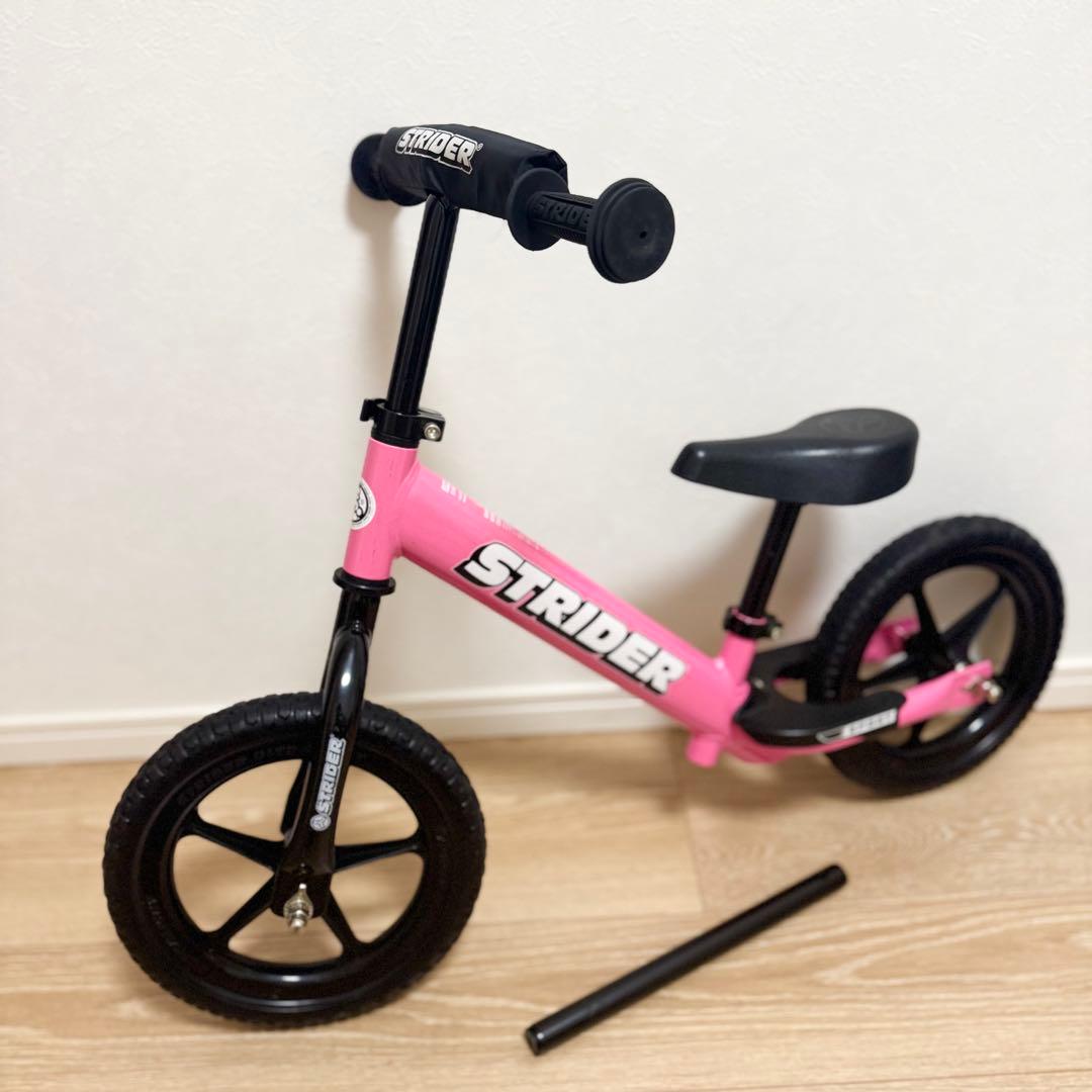 【付属品あり】STRIDER ストライダー12バランスバイク ピンク