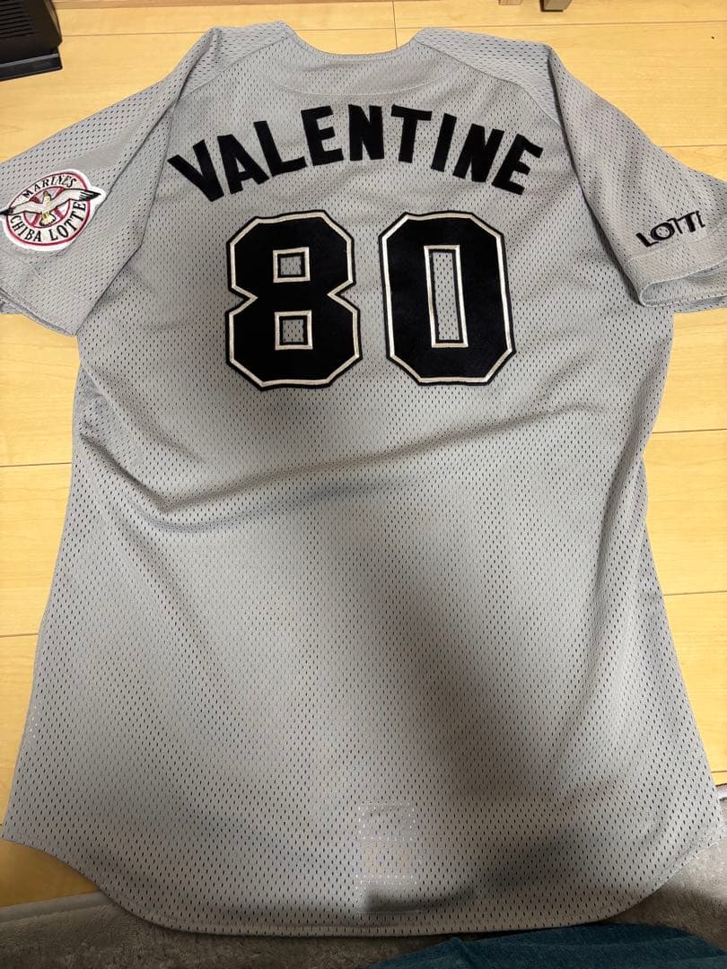 千葉ロッテマリーンズ バレンタイン ユニフォーム ビジター 実使用 1995年