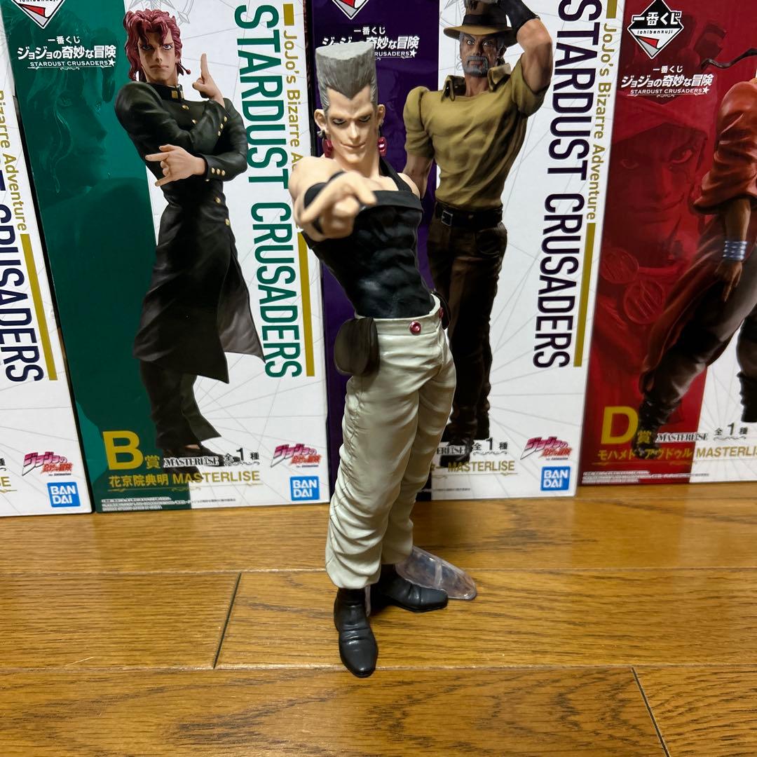 ジョジョの奇妙な冒険　一番くじ　スターダストクルセイダース　フィギュア　全種