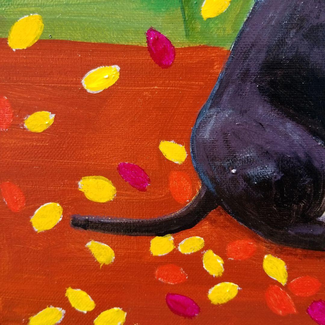 油絵　専用　秋のまあろちゃん