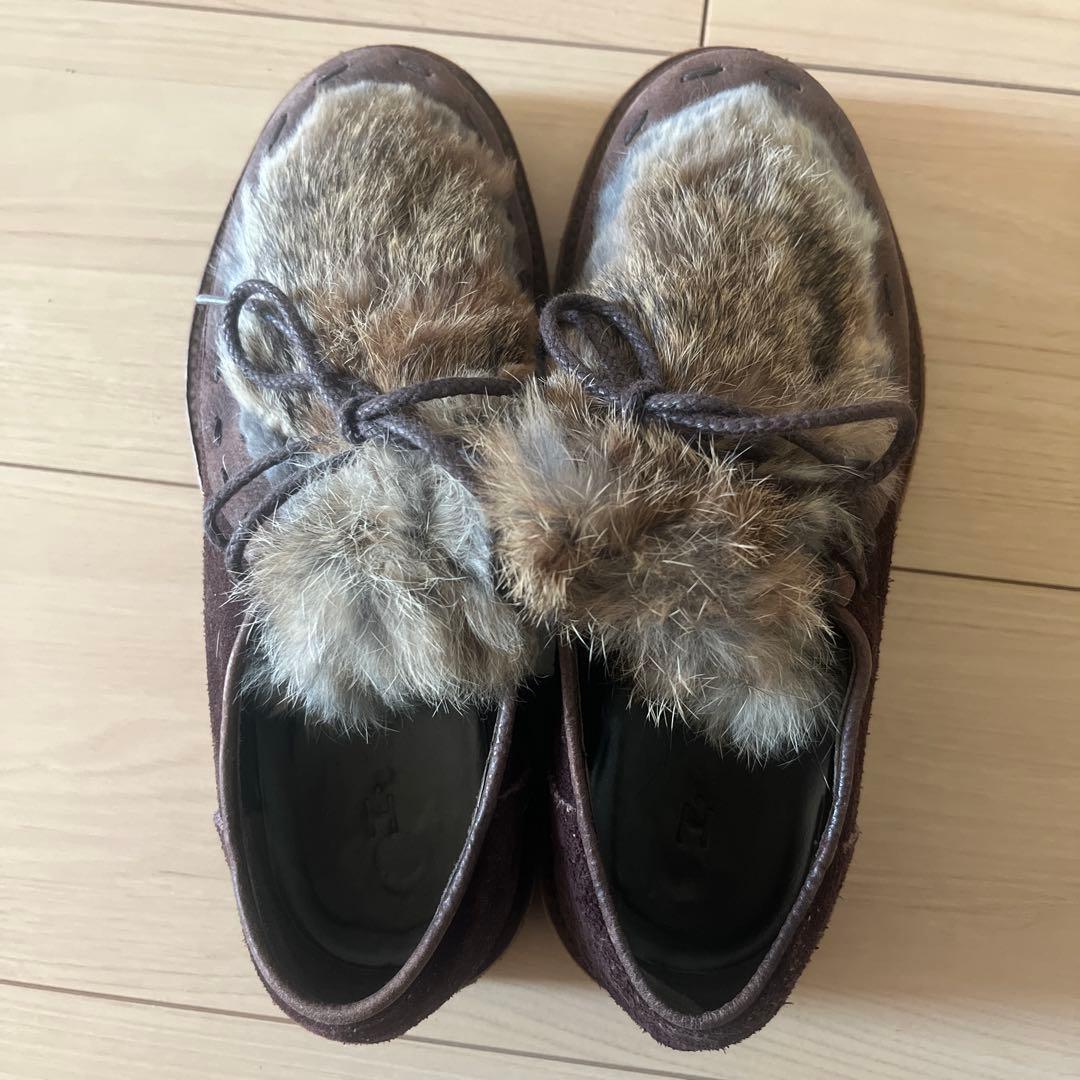 Hender Scheme ラビットファーシューズ　定価:¥39.900-