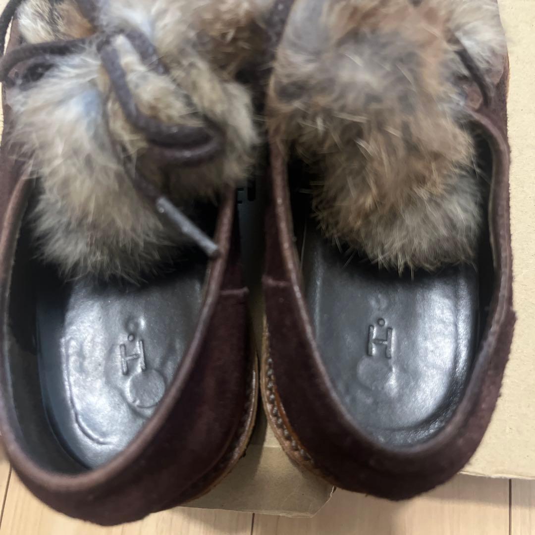 Hender Scheme ラビットファーシューズ　定価:¥39.900-