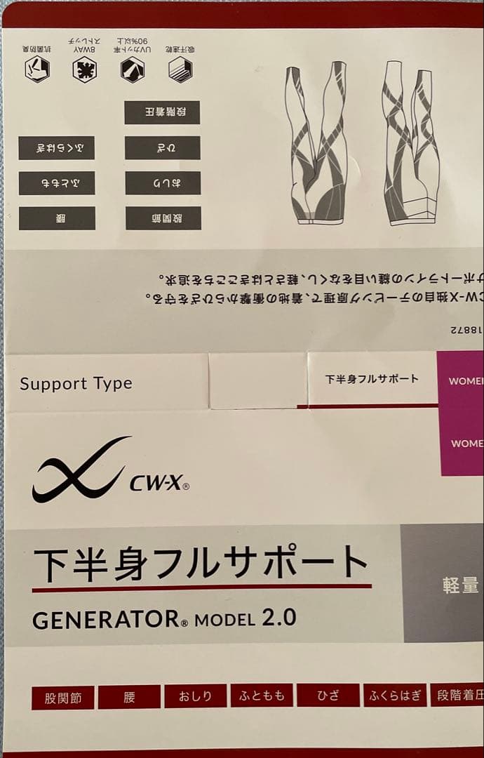 [ L L ]スポーツタイツ　cw-x下半身フルサポート