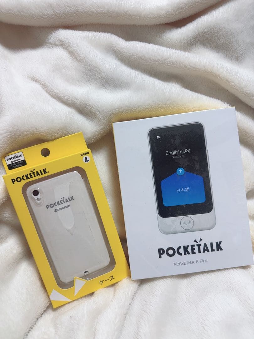 新品未開封！POCKETALK S Plus 翻訳機 ケース付き