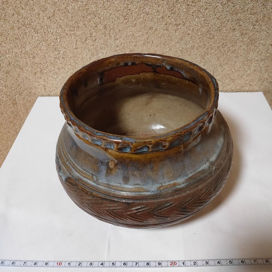 鉢　壺　工芸品　焼き物　陶器　古道具　骨董　アンティーク　レトロ