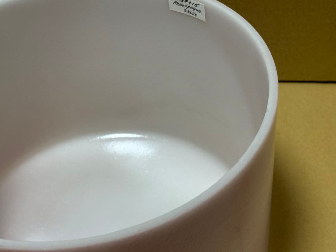 アルケミー　クリスタルボウル 8インチ Rose opaque