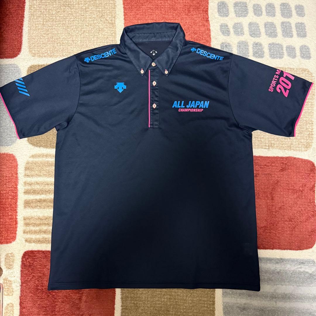 【極美品】ALLJAPAN インターハイ デサント ポロシャツ XOサイズ